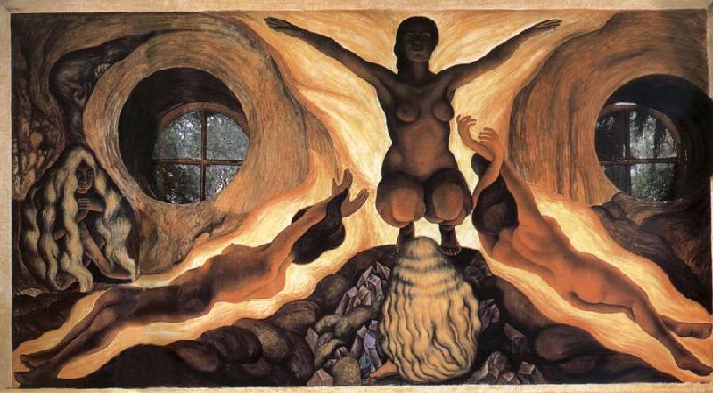 Diego Rivera The Power from underground
